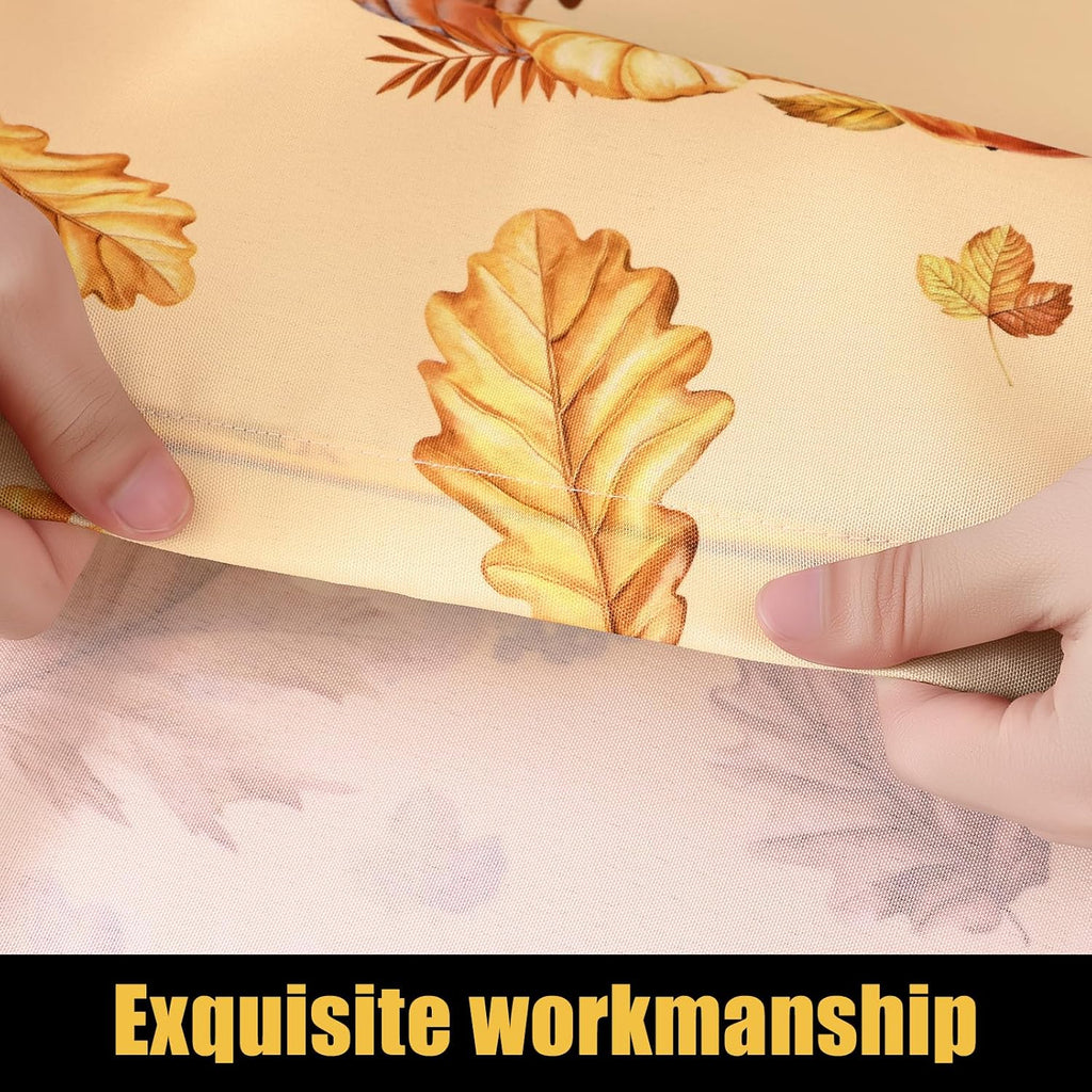 Smiry Elastic Fitted Polyester Tablecloths for 8 Foot Rectangle Tables