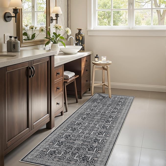 2x6 Hallway Washable Runner Rug - Image 9