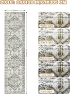 Runner Rug 2x10, Ultra-Thin Kitchen Rugs Non Slip Washable Rugs - Image 2
