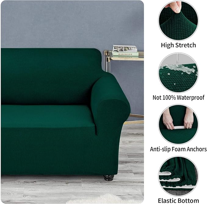 Joccun Christmas Stretch Couch Cover Slipcovers, 1-Piece Sofa Covers - Image 3
