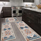 HEBE Boho Kitchen Rug Sets 3 Piece - Image 9