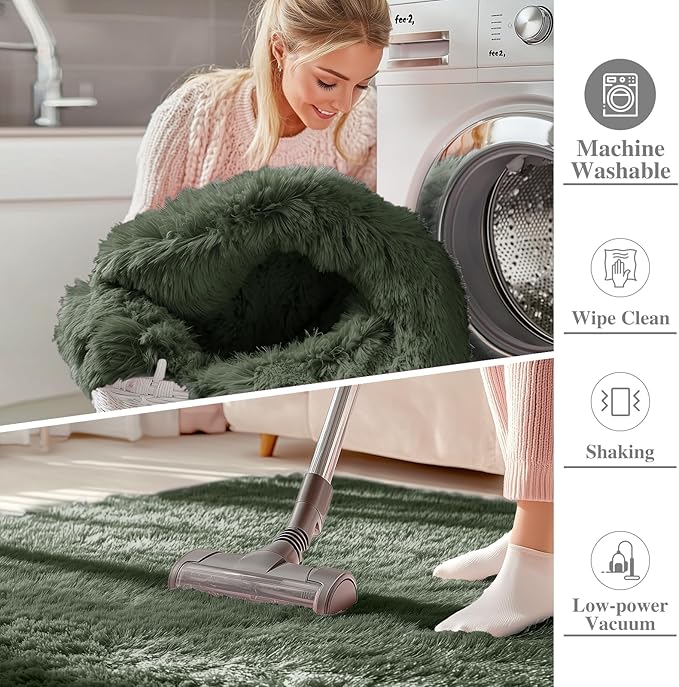 OLANLY 2x6 Machine Washable Runner Rugs - Image 2