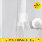 NICETOWN 100% Absolutely Blackout Linen Curtains - Image 7