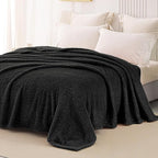 Whale Flotilla Twin Size Fuzzy Fleece Blanket - Image 4