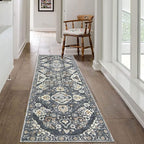 HEBE Hallway Runner Rug 2'x6' Washable Vintage Distressed Area Rugs Non Slip - Image 8