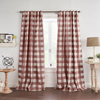 Elrene Home Fashions Farmhouse Living Grainger Buffalo-Check Blackout Window - Image 2