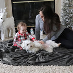 Bedsure GentleSoft Fleece Bed Blankets Large Size Charcoal - Image 8