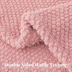 Whale Flotilla Twin Size Fuzzy Fleece Blanket - Image 6