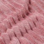 BEDELITE Fleece Blanket King Size – 3D Ribbed Jacquard Soft and Warm Decorative - Image 4