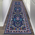 HEBE Washable Hallway Runner Rug 2'x 8' Non Slip Kitchen Rugs Runner, Low Pile by HEBE