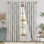 jinchan Blackout Floral Curtains by JINCHAN