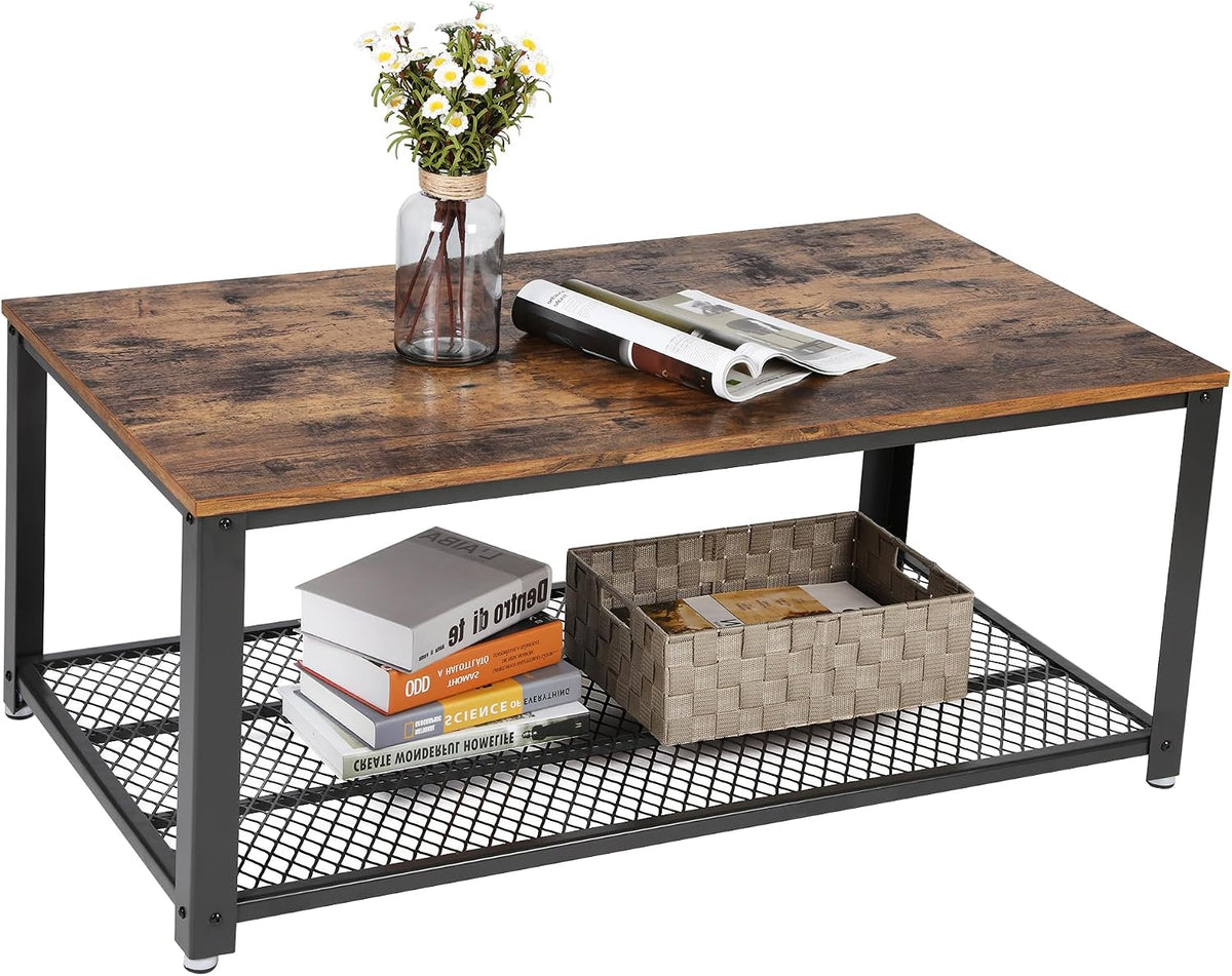 VASAGLE Lift Top Coffee Table with Hidden Storage, Gas Spring