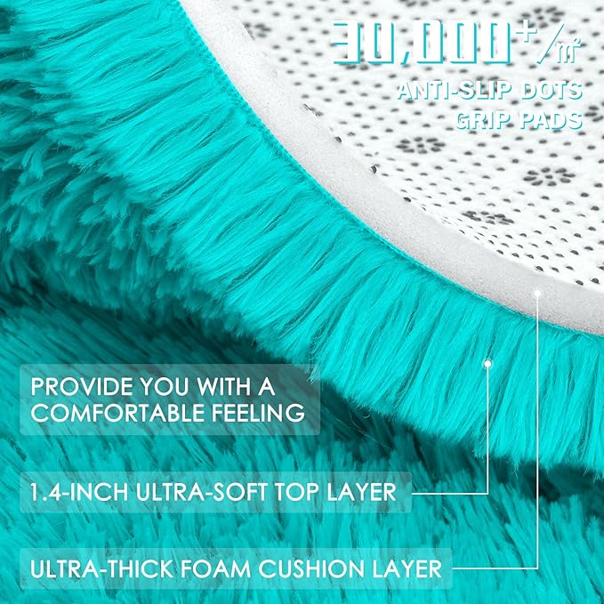OLANLY 8x10 Machine Washable Large Area Rugs - Image 8