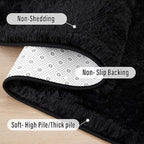Amearea Shag Fluffy Area Rug for Bedroom Girls Living Room, Extra Soft and - Image 7