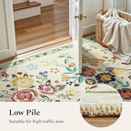 Rugflix 2x6 Runner Rug for Hallway, Washable Kitchen Runner Non Slip, Soft Low - Image 2
