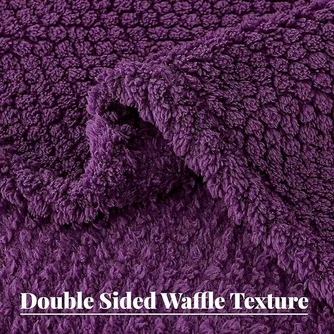 Whale Flotilla Extra Large Fuzzy Fleece Throw Blanket - Image 3