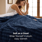 Bedsure 3D Fleece Bubble Blanket - Image 2