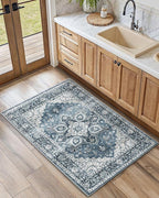 AMADA HOMEFURNISHING 2x4 Washable Area Rug, Low-Profile Entryway Rug - Image 7