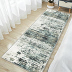 2'6''x8' Runner Rugs Washable Rug: Modern Abstract Hallway Runner Rug Indoor - Image 3