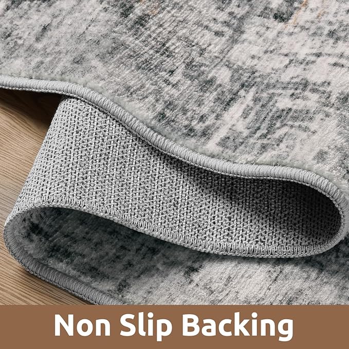 2 x 3 Small Area Rug Indoor Entryway Rug Machine Washable Non Slip Low Pile - Image 3