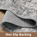 AMOAMI 2 x 10 Hallway Runner Rug Non Slip Super Soft Long Runner Rugs Machine - Image 3