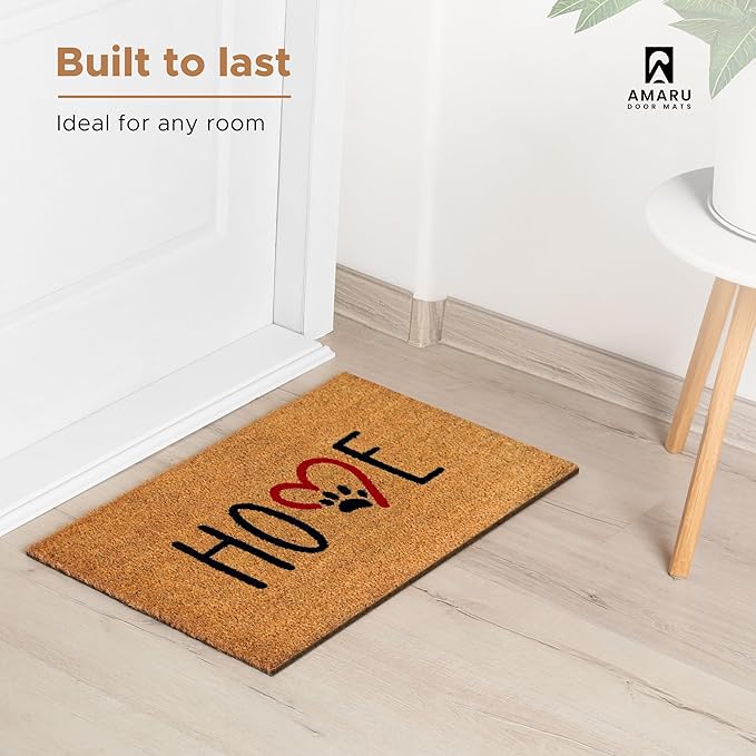 Dog Footprints - 17"x29" - Coir Door Mat - Welcome Mats - Image 5