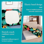 12 Pcs Stretch Patio Cushion Covers, Outdoor Couch Covers Replacement, Outdoor - Image 5