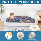 Smiry Printed Couch Cushion Covers, Stretch Soft Couch Covers - Image 7