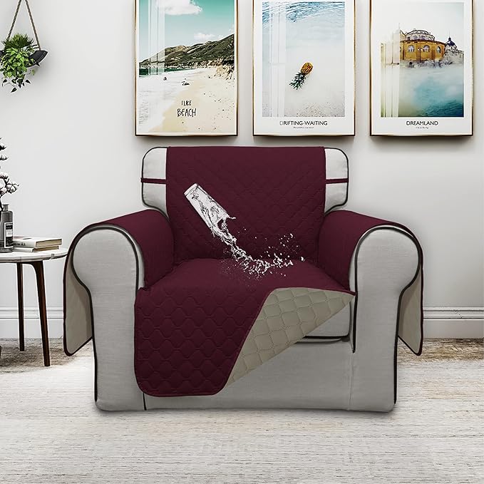 ISSUNTEX Double Protection 100% Waterproof Chair Sofa Covers - Image 2