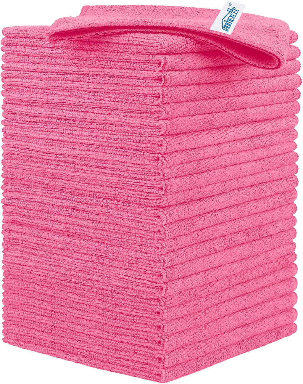 HOMEXCEL 50PK Microfiber Cleaning Cloth, Cleaning Rag for Home, 11.5x11.5in