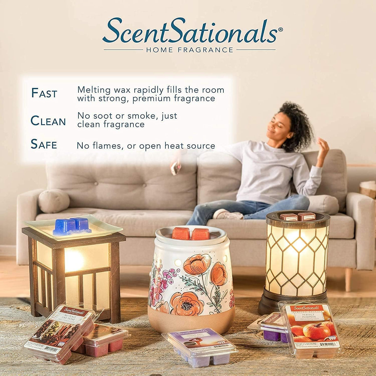 ScentSationals Victor - Decorative Wax Warmer for Scented Wax Melts