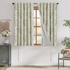 jinchan Blackout Floral Curtains by JINCHAN