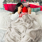 Bedsure Fleece Blanket Queen Blanket Linen - Image 6