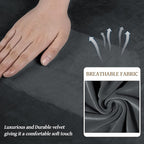 WEERRW 4 Pieces Velvet High Stretch Couch Covers - Image 4