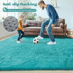 2x6 Runner Rug for Bedroom: Fluffy Shag Soft Washable Rugs Small Fuzzy Plush - Image 6