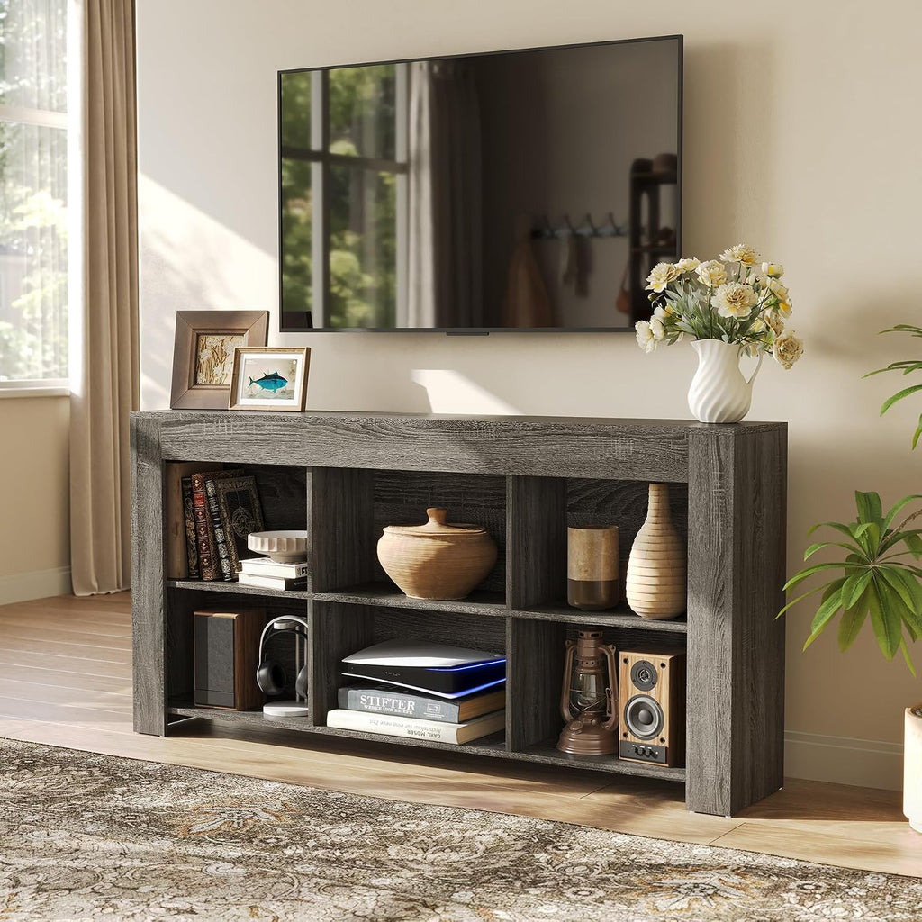 LITTLE TREE TV Stand with Storage Cubes for TV up to 65" in the Living Room