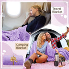 4 Pack Fleece Throw Blankets 50x60 Inches - Image 6