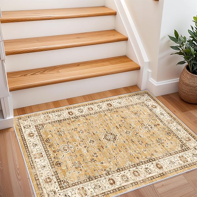Washable Hallway Runner Rug 2x3 by TOPRUUG