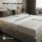Briliantwerk Twin to King Bed Converter | Smart Bed Bridge | No Slipping