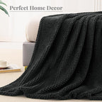 Whale Flotilla King Size Fuzzy Fleece Blanket - Image 7