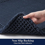 RESARE Waffle Bath Mat, Super Absorbent Non Slip, Machine Washable, Ultra Soft - Image 4