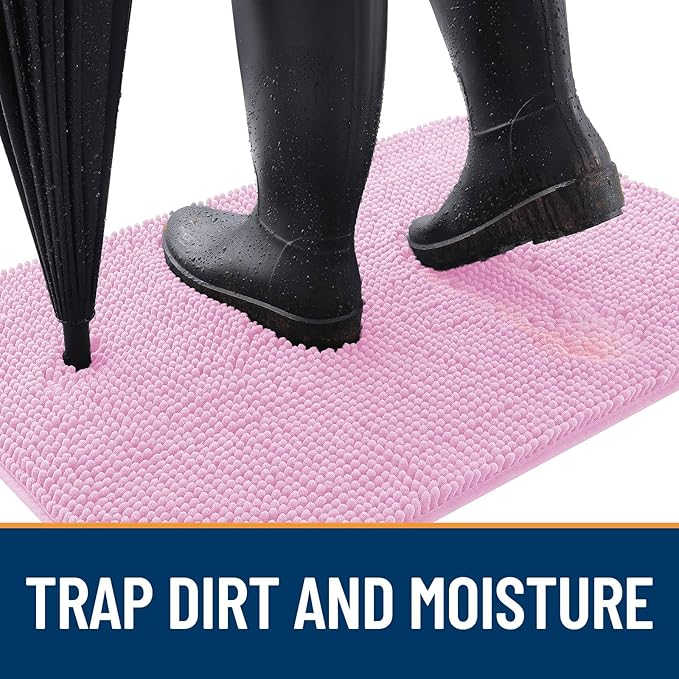 OLANLY Dog Door Mat for Muddy Paws 59x32, Absorbs Moisture and Dirt, Absorbent - Image 2