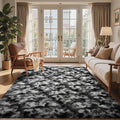 4x6 Ft Shag Area Rug for Bedroom Living Room, Tie-Dyed Ultra Soft Fluffy Furry by Cuzwlovita