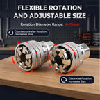 Joyzan Multi-function Universal Socket Wrench Tool, 3/8" Drive Ratchet