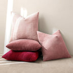MIULEE Boho Farmhouse Throw Pillow Covers 18x18 Inch Set of 4 Romantic - Image 4