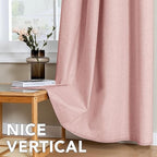 H.VERSAILTEX Linen Curtains 100% Blackout Curtains - Image 7