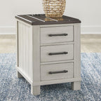Signature Design by Ashley Chairside End Table with Charging Station