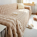 HANDONTIME Plush Sofa Slipcovers Washable Couch Cover by HANDONTIME