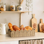 Bathroom Wicker Basket for Toilet Paper Storage Baskets for Organizing