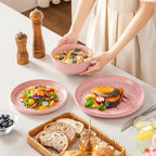 vancasso Reveal 18-Piece Ceramic Dinnerware Set for 6, Plates and Bowls Set